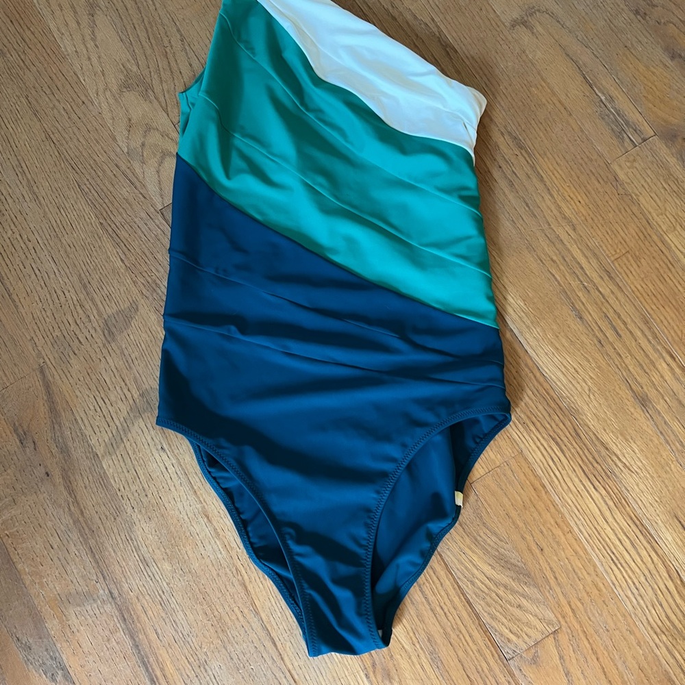 Summersalt Blue and Green One Piece Swimsuit